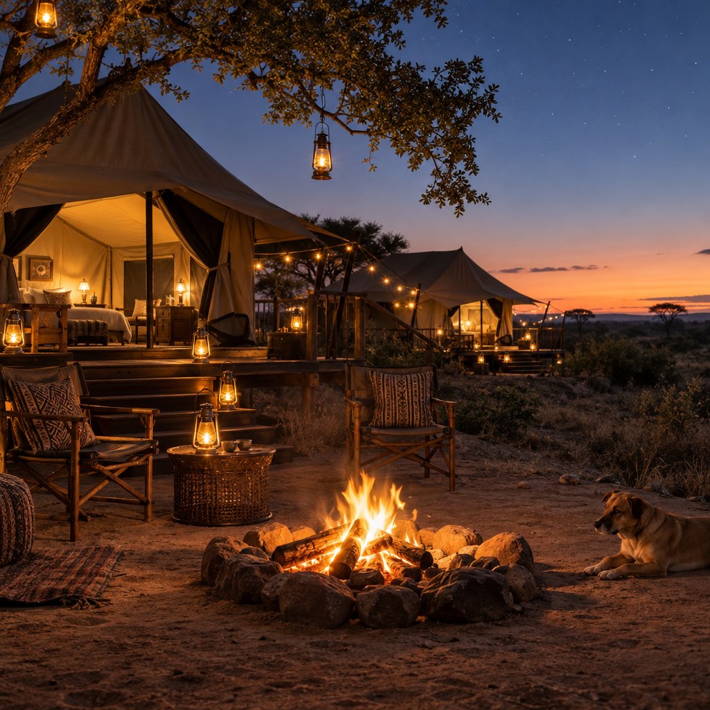 Bush glamping package